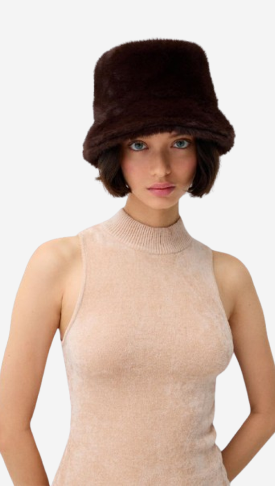 FauxFur Bucket Hat