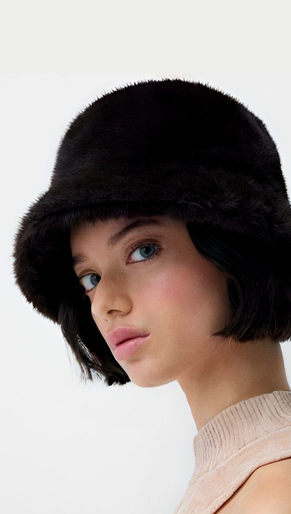 FauxFur Bucket Hat